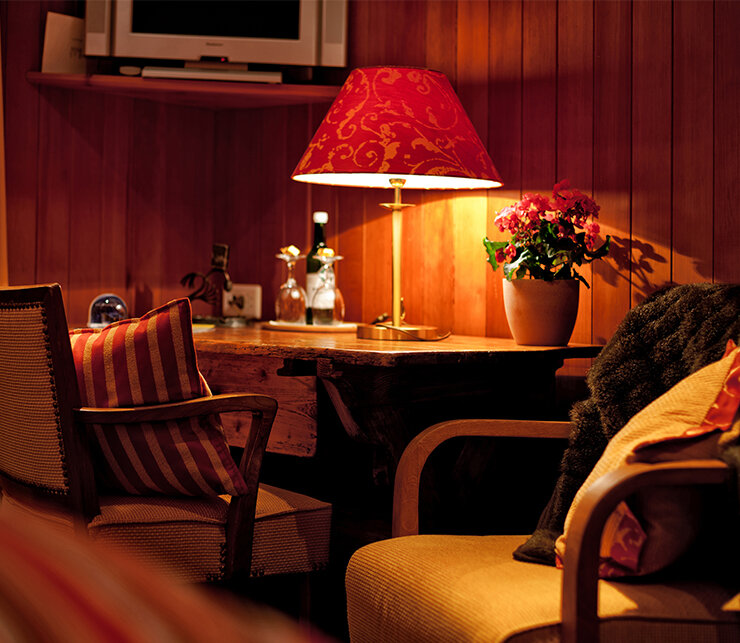 Arlenwald Hotel Arosa winter scene